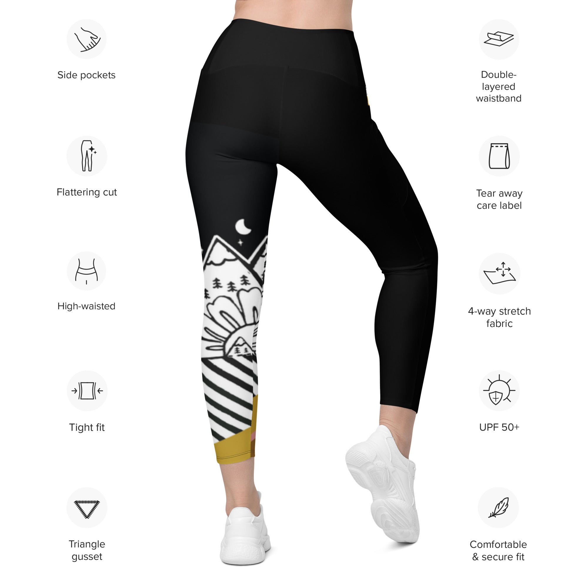 Aspen Alley Leggings with pockets - Stay Sunny Goods