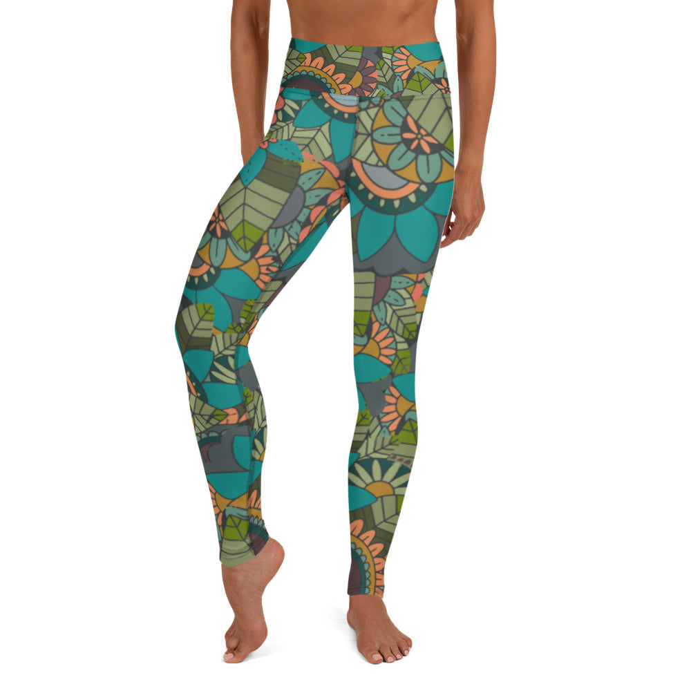 "Go With The Flow" Yoga Leggings