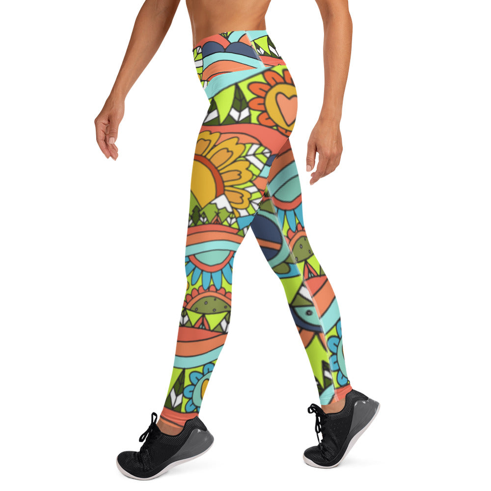 Jescakoo Lady's Printed Wide Waistband High Compression Workout Yoga  Leggings | 20 Best Yoga Pants You Can Buy on Amazon — Starting at Just $14  | POPSUGAR Fitness UK Photo 5
